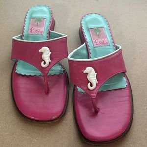 Lilly Pulitzer Seahorse Sandals